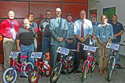 Bikes Donated to District